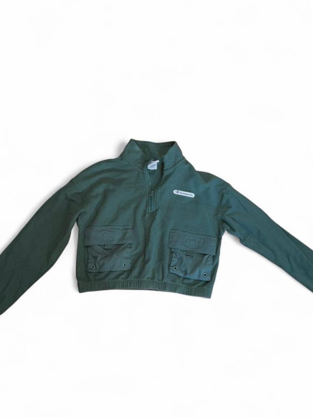 Champion Sage Green Quarter-Zip Pullover